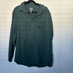 H&M Forest Green Regular Fit Shirt